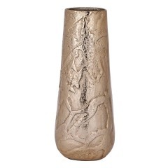 421317 KURASHIKI Ваза декоративная металл золотой H380 Ø160