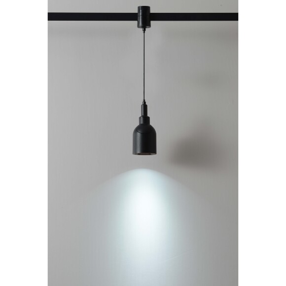 Crystal Lux CLT 0.37 005 7W BL SMART 1409/392 Черный трековый подвесной светильник, для гибкой трек системы TRACE, SMART 7Вт 595Лм 24°CRI90 2700-6500К IP20 48V
