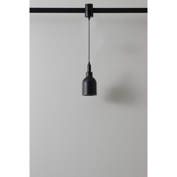 Crystal Lux CLT 0.37 005 7W BL SMART 1409/392 Черный трековый подвесной светильник, для гибкой трек системы TRACE, SMART 7Вт 595Лм 24°CRI90 2700-6500К IP20 48V