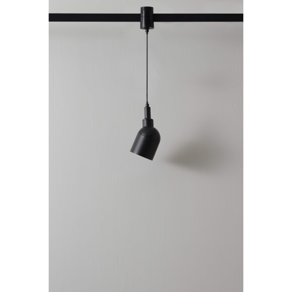 Crystal Lux CLT 0.37 005 7W BL SMART 1409/392 Черный трековый подвесной светильник, для гибкой трек системы TRACE, SMART 7Вт 595Лм 24°CRI90 2700-6500К IP20 48V