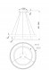 Подвесной светильник кольцом Maytoni MOD058PL-L74BS4K Rim светодиодный 2xLED 88W