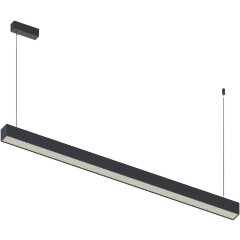 ST612.433.32 Светильник подвесной Черный LED 1*35W 3000K 698Lm Ra80 120°IP20 L1120xW50xH60 180-220V Подвесные светильники