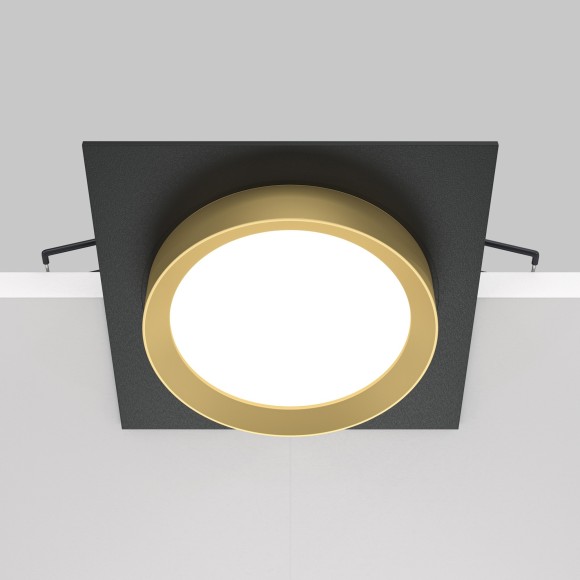 Встраиваемый светильник Maytoni DL086-GX53-SQ-BG Hoop под лампу 1xGX53 15W