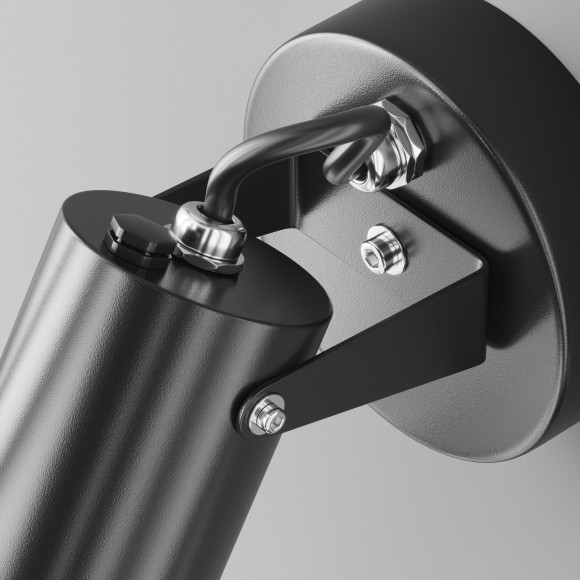 Уличный настенный светильник Maytoni O025WL-01B SCOPE IP65 под лампу 1xGU10 50W