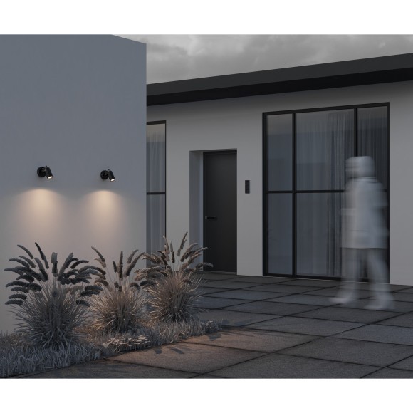 Уличный настенный светильник Maytoni O025WL-01B SCOPE IP65 под лампу 1xGU10 50W