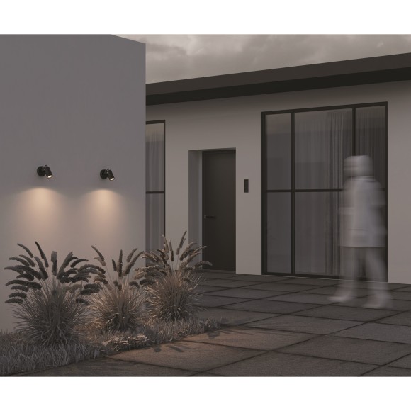 Уличный настенный светильник Maytoni O025WL-01B SCOPE IP65 под лампу 1xGU10 50W