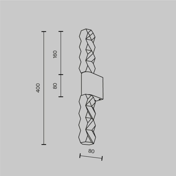 Настенный светильник (бра) Maytoni MOD328WL-L5CH3K Настенный светильник (бра) Maytoni MOD328WL-L5CH3K