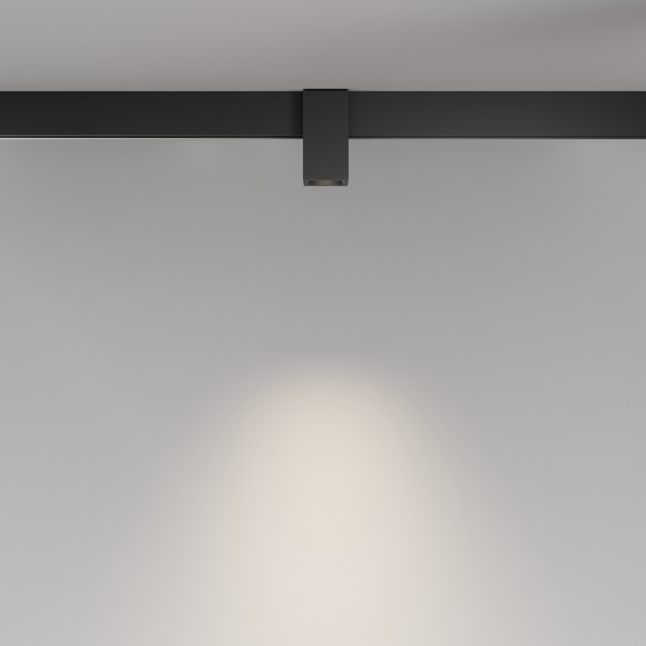 TR121-4-7W-DS-B Трековый магнитный SMART (App, Bluetooth Mesh, Алиса) светодиодный светильник Maytoni Exility CRI90+ 2700-6000К 400Лм 50° 7Вт