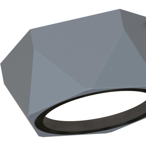 4669-1U, уличный светильник, L110xW95xH42, 1xGX53LEDx15W, IP54, excluded