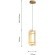 4624-2P, подвес, D190xH420/1925, LEDx16W, 860LM, 3000K, included