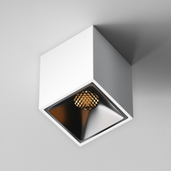 Потолочный светильник Maytoni Alfa LED Ra90 Lm680 2700K 8Вт 50° C065CL-8W2.7K-SQ-WB Потолочный светильник Maytoni Alfa LED Ra90 Lm680 2700K 8Вт 50° C065CL-8W2.7K-SQ-WB