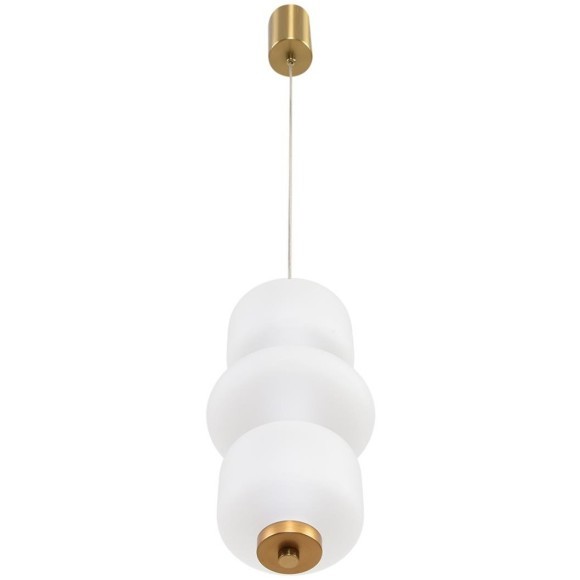 8324/25L Подвесной бронзовый светодиодный светильник с белым стеклянным плафоном 10Вт 380Лм 4000K CRI80 220V LUMION TAISHA