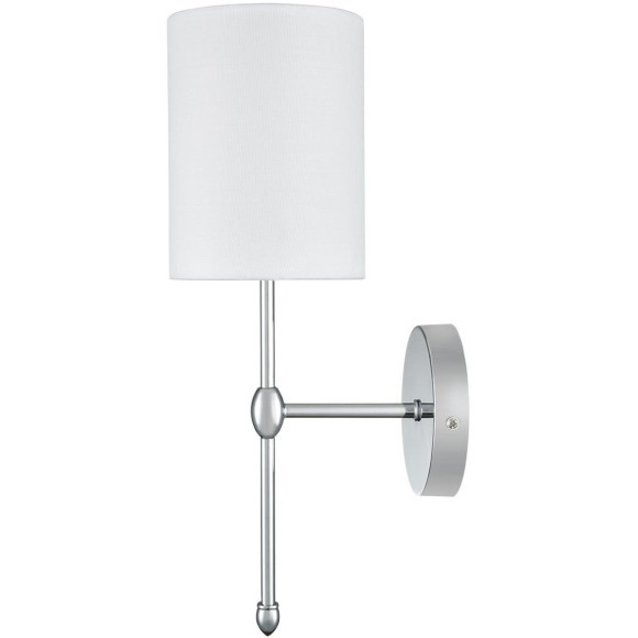 6589/1W CLASSI LN24 хром/белый, металл/текстиль Бра E14 1*40W 220V LATTI