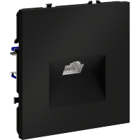 VLS060108 Розетка компьютерная RJ45 категории 6Е (для проводов CAT5-CAT6 до 10 Гбит/сек) черного матового цвета VOLTUM S70 (черный матовый)