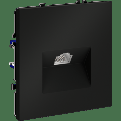 VLS060108 Розетка компьютерная RJ45 категории 6Е (для проводов CAT5-CAT6 до 10 Гбит/сек) черного матового цвета VOLTUM S70 (черный матовый)