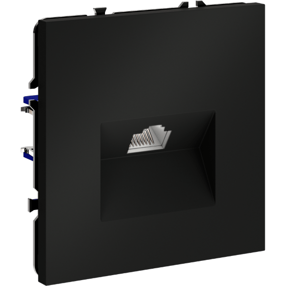 VLS060108 Розетка компьютерная RJ45 категории 6Е (для проводов CAT5-CAT6 до 10 Гбит/сек) черного матового цвета VOLTUM S70 (черный матовый)