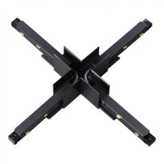 Соединитель питание+металл Х-образный для накладных шин серии Novotech Flum 135128