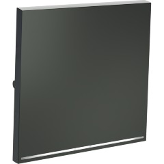 VLS000206 Клавиша титанового цвета для выключателя и переключателя одноклавишного с подсветкой VOLTUM S70 (титан)