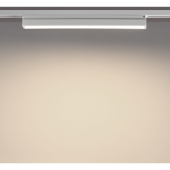 Novotech ITER 359786 Белый линейный однофазный двухжильный трековый светильник, 40см, с CCT переключением цветовой температуры, LED 24Вт 1294Лм CRI≥90 108° 2700-3200-4000К IP20 220V