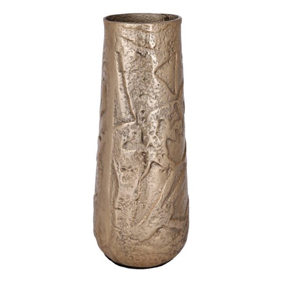 421318 KURASHIKI Декоративная ваза металл золотой