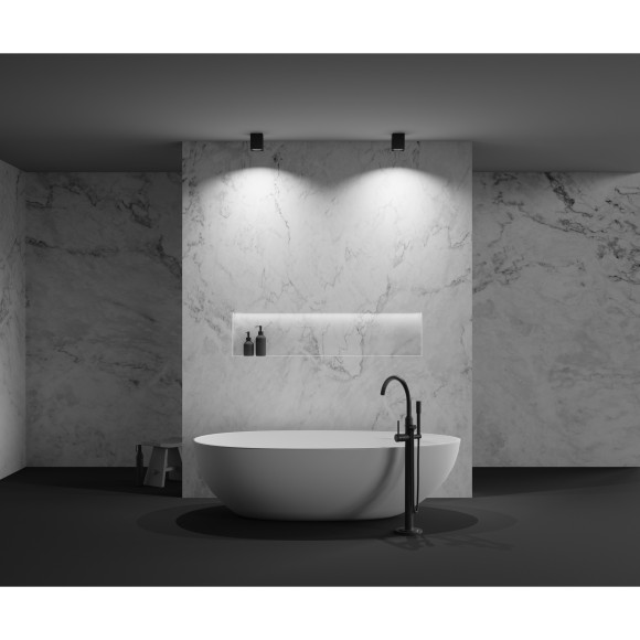 Уличный потолочный светильник Maytoni C029CL-01B Zoom IP65 под лампу 1xGU10 50W