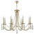 Люстра Crystal Lux VICTORIA SP8 GOLD/AMBER