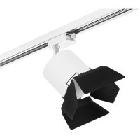 Однофазный двужильный трековый светильник Lightstar R1T3486487 Rullo под сменную лампу GX53
