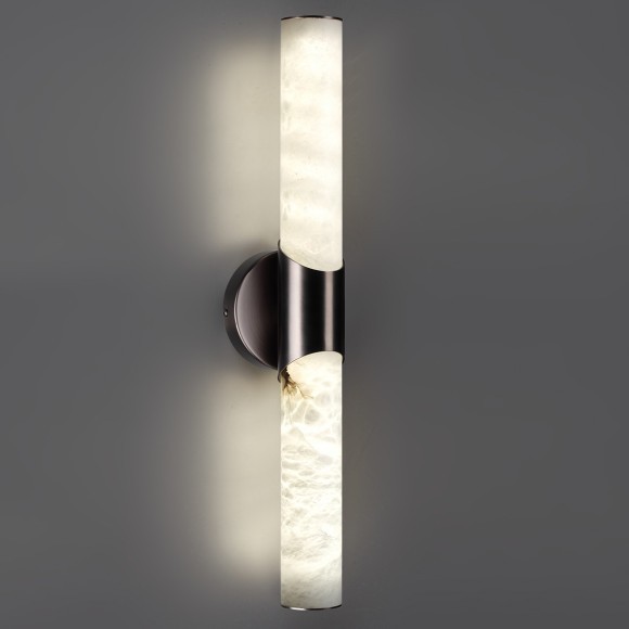 6673/12WL L-VISION ODL24 123 Настенный светильник темная латунь/металл/алебастр IP20 LED 12W 540Лм 3000K/4000K MARBELLA