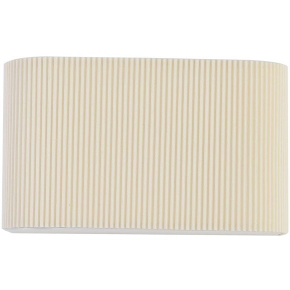 8327/2W Настенная бра шириной 20см с текстильным бежевым плафоном под лампы E14 2x40W 220V LUMION GOFERA