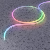 Maytoni 432052 LNM-1712-24V-17.8W-RGBSPI-SB-IP67 Гибкий неон влагозащищенный RGB+SPI (12 пикселей/метр) с боковым изгибом, длина 5 метров, сечение 17x12 мм, CSP 252 шт/м 24В 10Вт/м CRI90 120° IP67, -35 до +55 градусов, кратность реза 83,3 мм, торцевые заг