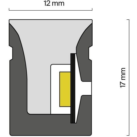Гибкий неон Maytoni 17x12 24В 17,8Вт/м RGB SPI IP67 5м 432052 Гибкий неон Maytoni 17x12 24В 17,8Вт/м RGB SPI IP67 5м 432052