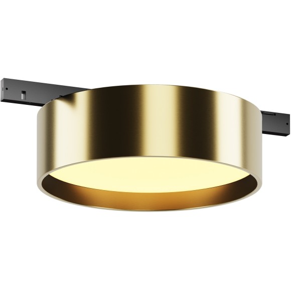 TR189-1-12W2.7K-BBS Ультратонкий трековый диммируемый по TRIAC 0/1-10V магнитный светодиодный светильник Maytoni Levity CRI90+ 2700К 630Лм 100° 12Вт