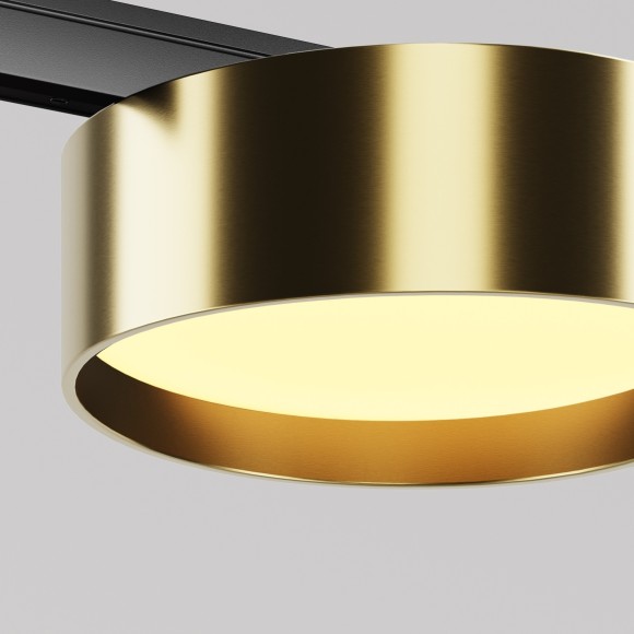 TR189-1-12W2.7K-BBS Ультратонкий трековый диммируемый по TRIAC 0/1-10V магнитный светодиодный светильник Maytoni Levity CRI90+ 2700К 630Лм 100° 12Вт