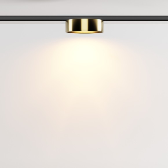 TR189-1-12W2.7K-BBS Ультратонкий трековый диммируемый по TRIAC 0/1-10V магнитный светодиодный светильник Maytoni Levity CRI90+ 2700К 630Лм 100° 12Вт