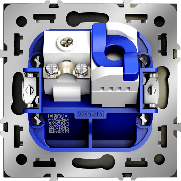 VLS060704 Розетка компьютерная RJ45 и ТV Телевизионная оконечная для антренных кабелей RG6 или РК 75-4,8-31. Патчкорд категории 6Е (для проводов CAT5-CAT6 до 10 Гбит/сек) шелкового цвета VOLTUM S70 (шелк)