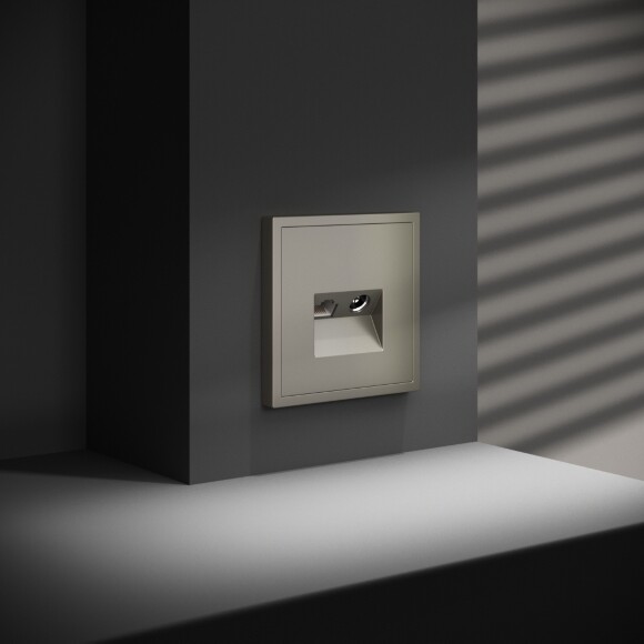 VLS060704 Розетка компьютерная RJ45 и ТV Телевизионная оконечная для антренных кабелей RG6 или РК 75-4,8-31. Патчкорд категории 6Е (для проводов CAT5-CAT6 до 10 Гбит/сек) шелкового цвета VOLTUM S70 (шелк)