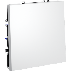 VLS010102 Выключатель встраиваемый одноклавишный белого матового цвета 10А (2200 Ватт) VOLTUM S70 (белый матовый)