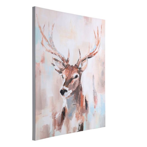 423159 IRODO Картина на холсте L800 B37 H1000, дерево, бежевый, коричневый