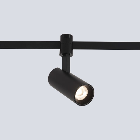Crystal Lux CLT 0.37 003 9W BL SMART 1409/390 Черный трековый светильник-спот направленного света, для гибкой трек системы TRACE, SMART 9Вт 680Лм 36°CRI90 2700-6500К IP20 48V