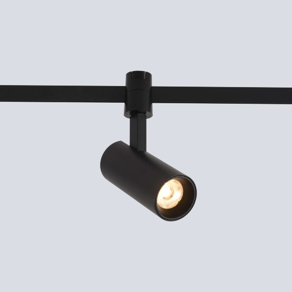 Crystal Lux CLT 0.37 003 9W BL SMART 1409/390 Черный трековый светильник-спот направленного света, для гибкой трек системы TRACE, SMART 9Вт 680Лм 36°CRI90 2700-6500К IP20 48V