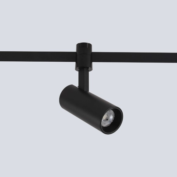 Crystal Lux CLT 0.37 003 9W BL SMART 1409/390 Черный трековый светильник-спот направленного света, для гибкой трек системы TRACE, SMART 9Вт 680Лм 36°CRI90 2700-6500К IP20 48V