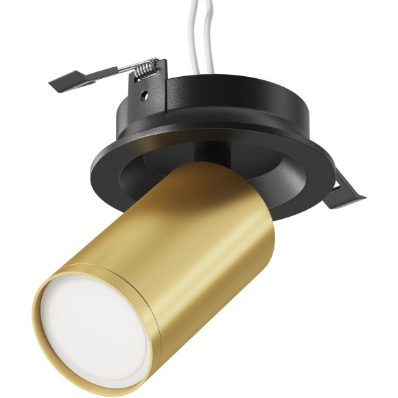 Встраиваемый светильник Maytoni C048CL-U-1BMG Focus S под лампу 1xGU10 10W