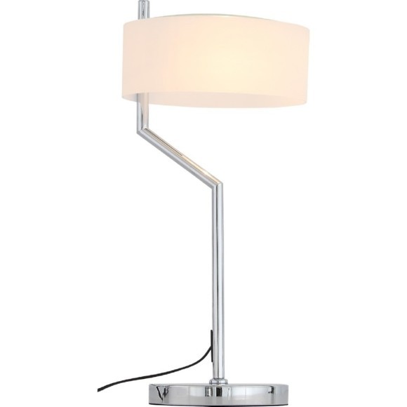 SL483.504.01 Прикроватная лампа ST-Luce Хром/Белый E27 1*60W (из 2-х коробок) FORESTA