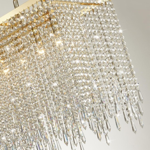 Люстра хрустальная Odeon Light 5028/9A CHOKKA под лампы 9xE14 40W