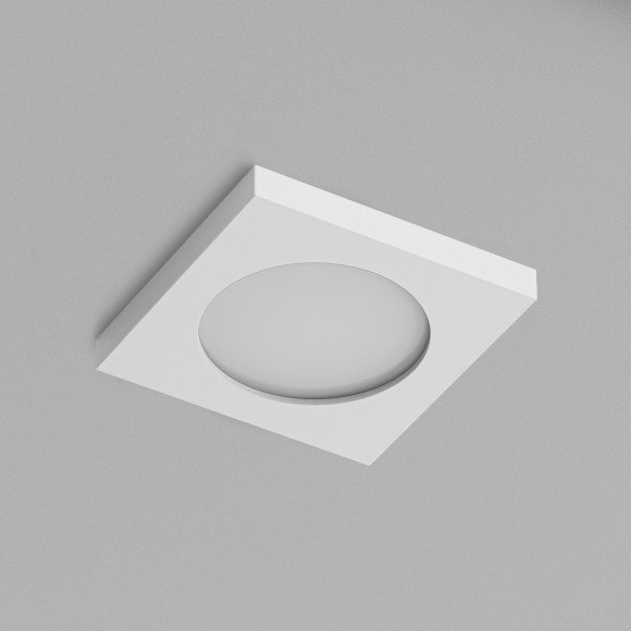 DK3014-WH Встраиваемый светильник влагозащищенный IP44 макс 50Вт GU10 белый алюминий