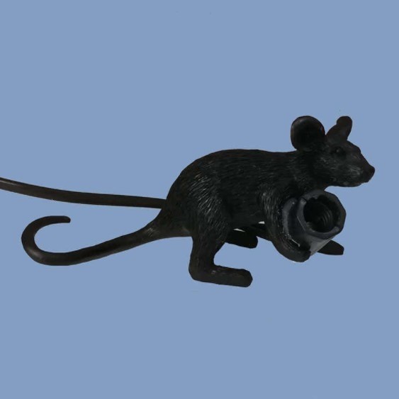 Настольная Лампа Mouse Lying Черная By Imperiumloft