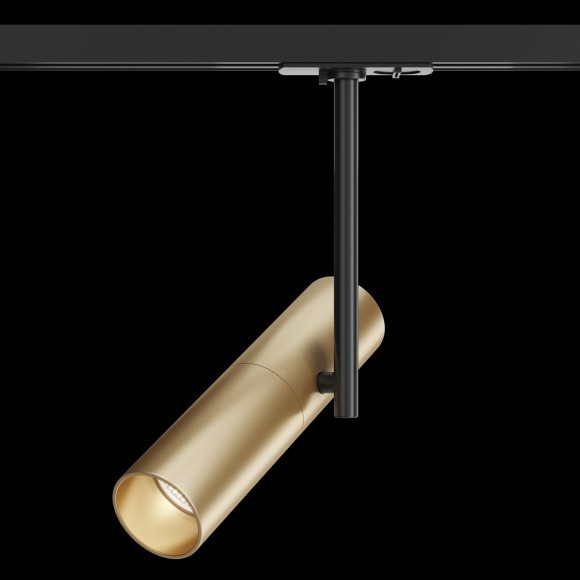 Однофазный двужильный трековый светильник Maytoni Unity TR005-1-GU10-BG Elti под сменную лампу GU10 Однофазный двужильный трековый светильник Maytoni Unity TR005-1-GU10-BG Elti под сменную лампу GU10