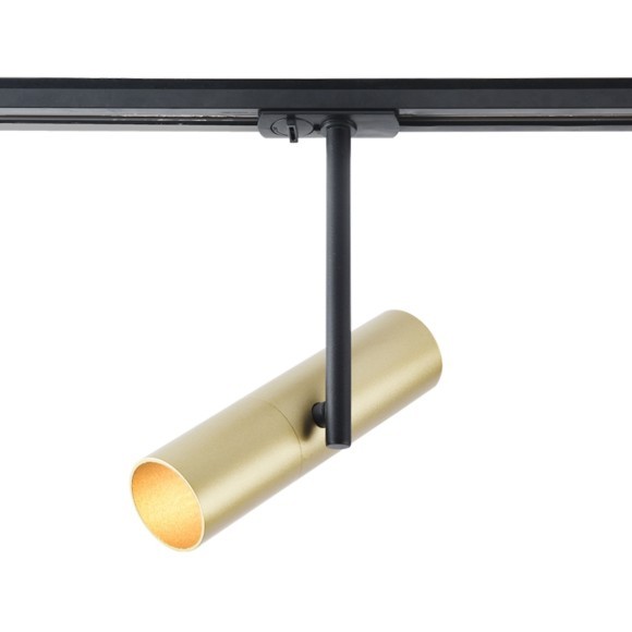 Однофазный двужильный трековый светильник Maytoni Unity TR005-1-GU10-BG Elti под сменную лампу GU10 Однофазный двужильный трековый светильник Maytoni Unity TR005-1-GU10-BG Elti под сменную лампу GU10