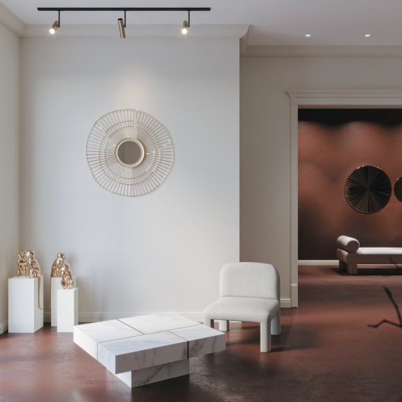 Однофазный двужильный трековый светильник Maytoni Unity TR005-1-GU10-BG Elti под сменную лампу GU10 Однофазный двужильный трековый светильник Maytoni Unity TR005-1-GU10-BG Elti под сменную лампу GU10