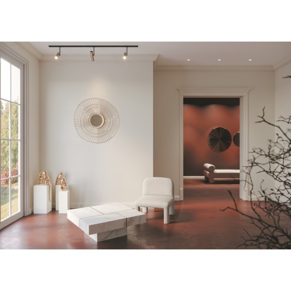 Однофазный двужильный трековый светильник Maytoni Unity TR005-1-GU10-BG Elti под сменную лампу GU10 Однофазный двужильный трековый светильник Maytoni Unity TR005-1-GU10-BG Elti под сменную лампу GU10